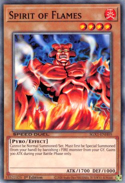 Spirit of Flames [SGX1-ENH05] Common | Gaming Infinity