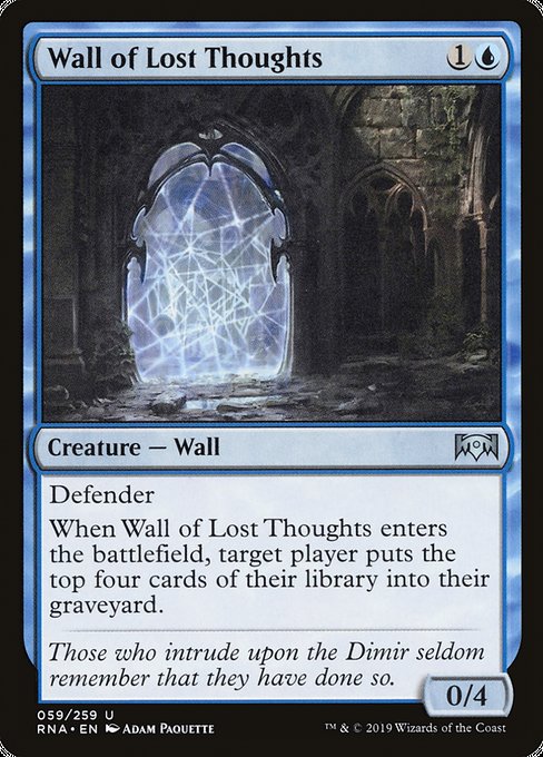 Wall of Lost Thoughts [Ravnica Allegiance] | Gaming Infinity