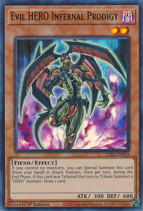 Evil HERO Infernal Prodigy [LDS3-EN024] Ultra Rare | Gaming Infinity