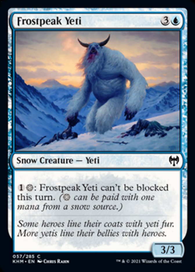 Frostpeak Yeti [Kaldheim] | Gaming Infinity