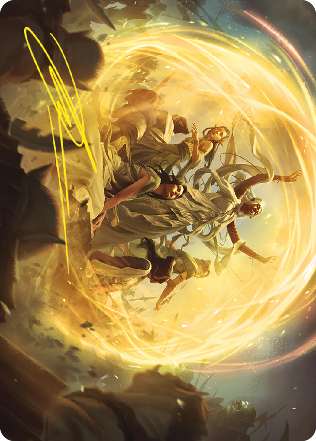 Heroic Intervention Art Card (Gold-Stamped Signature) [The Lord of the Rings: Tales of Middle-earth Art Series] | Gaming Infinity