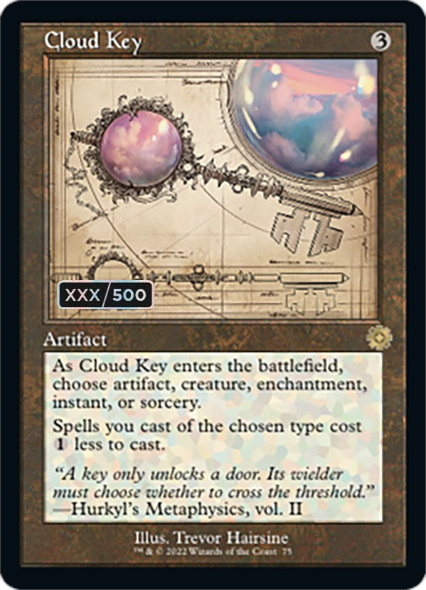 Cloud Key (Retro Schematic) (Serial Numbered) [The Brothers' War Retro Artifacts] | Gaming Infinity