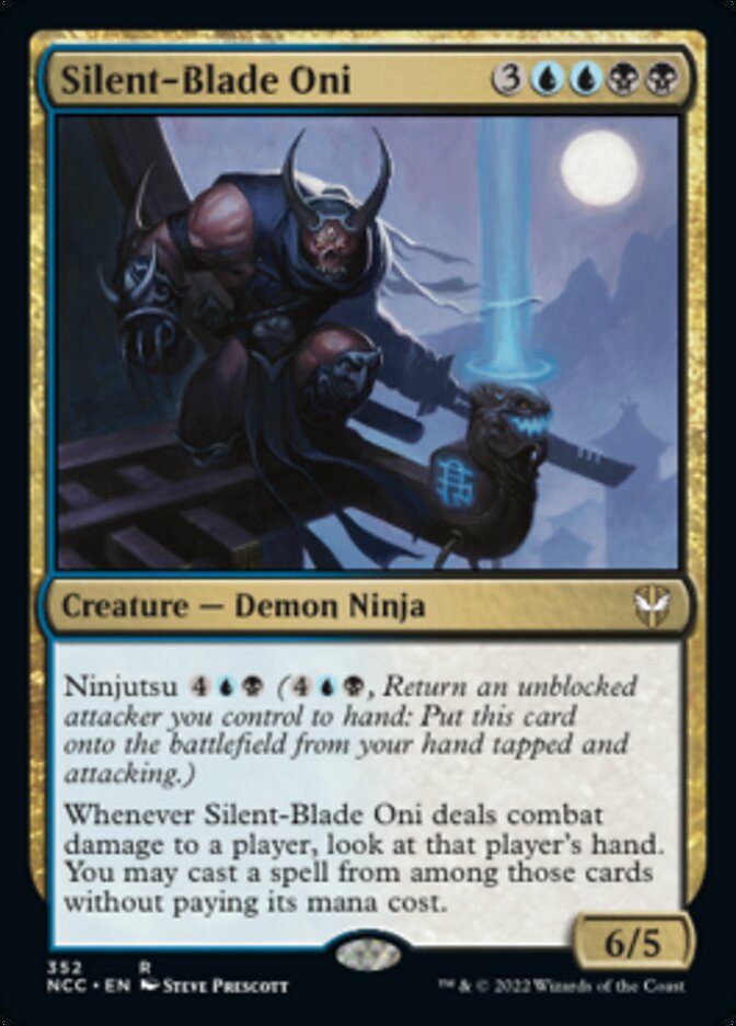 Silent-Blade Oni [Streets of New Capenna Commander] | Gaming Infinity