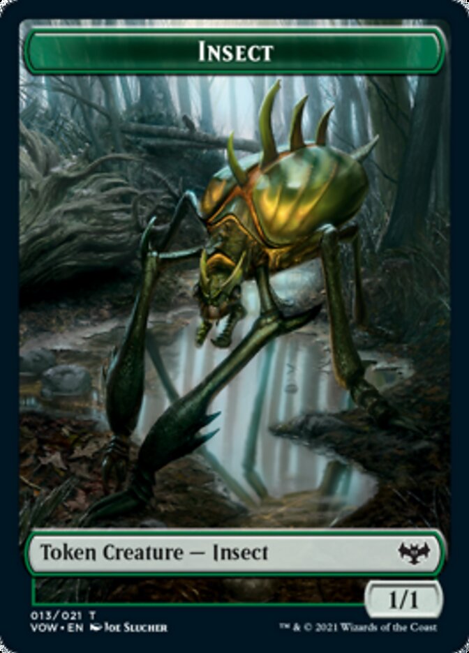 Insect Token [Innistrad: Crimson Vow Tokens] | Gaming Infinity