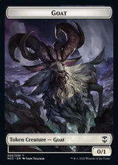 Zombie // Goat Double-sided Token [Streets of New Capenna Commander Tokens] | Gaming Infinity