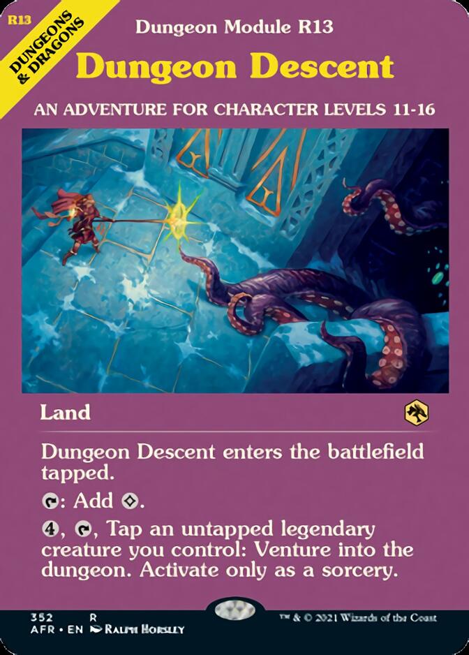 Dungeon Descent (Dungeon Module) [Dungeons & Dragons: Adventures in the Forgotten Realms] | Gaming Infinity