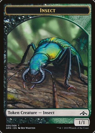 Insect Token [Guilds of Ravnica Tokens] | Gaming Infinity