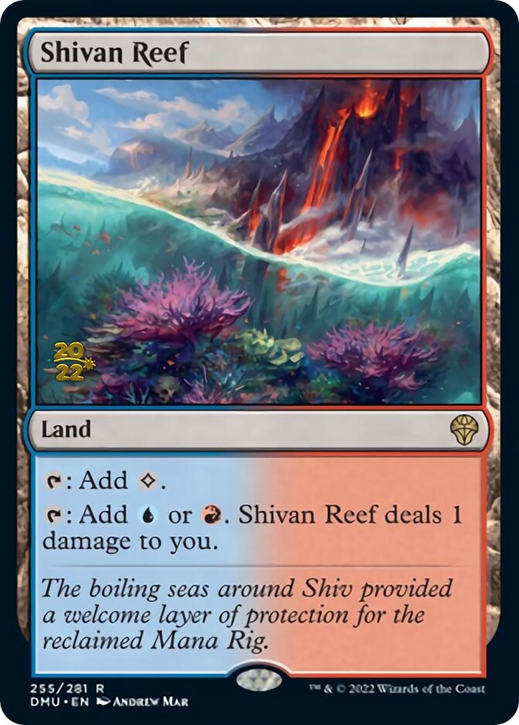 Shivan Reef [Dominaria United Prerelease Promos] | Gaming Infinity