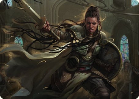Shanna, Purifying Blade Art Card 1 [Dominaria United Art Series] | Gaming Infinity