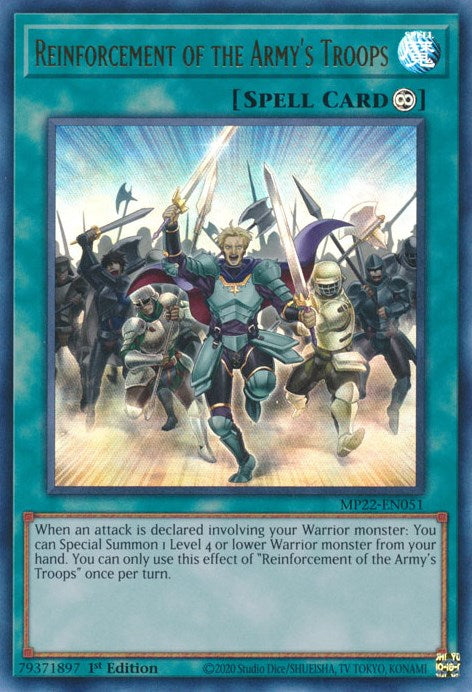Reinforcement of the Armys Troops [MP22-EN051] Ultra Rare | Gaming Infinity
