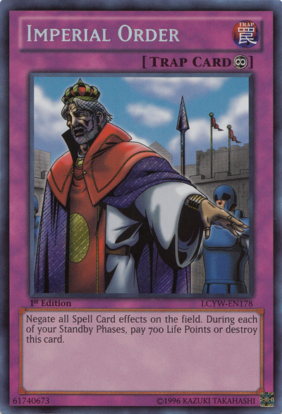 Imperial Order [LCYW-EN178] Secret Rare | Gaming Infinity