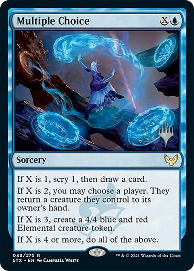 Multiple Choice (Promo Pack) [Strixhaven: School of Mages Promos] | Gaming Infinity