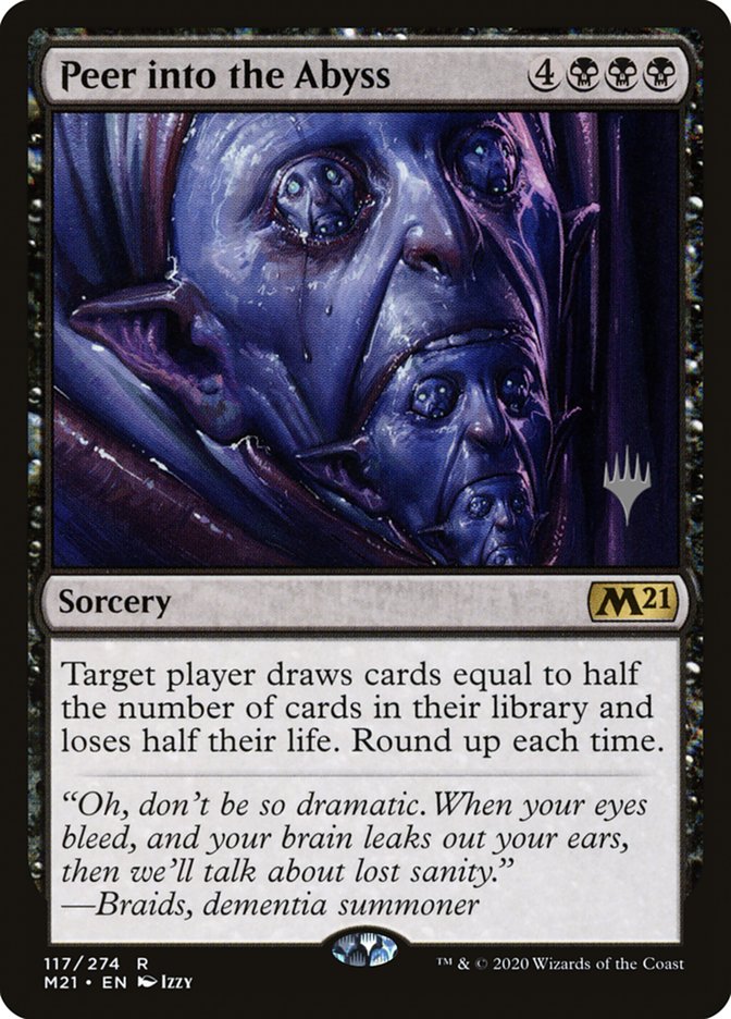 Peer into the Abyss (Promo Pack) [Core Set 2021 Promos] | Gaming Infinity