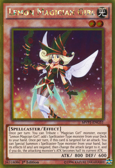 Lemon Magician Girl [MVP1-ENG51] Gold Rare | Gaming Infinity