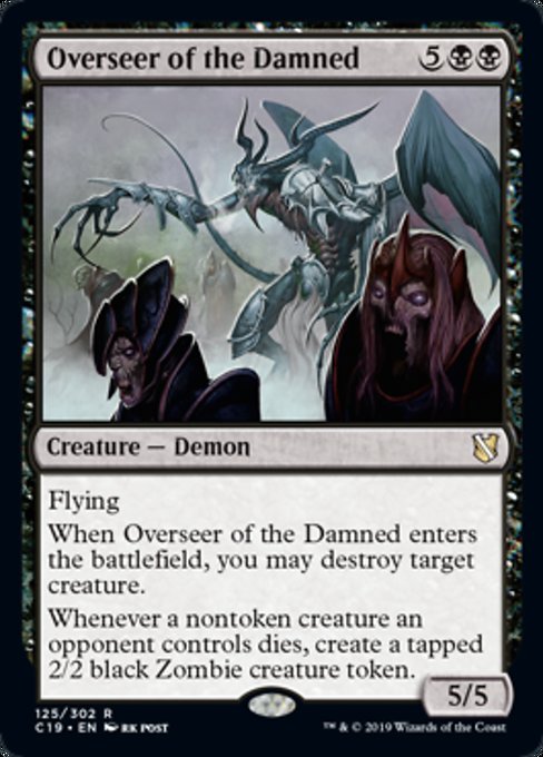 Overseer of the Damned [Commander 2019] | Gaming Infinity