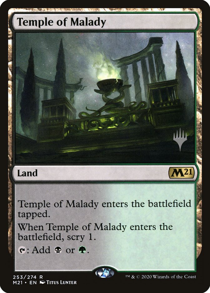 Temple of Malady (Promo Pack) [Core Set 2021 Promos] | Gaming Infinity