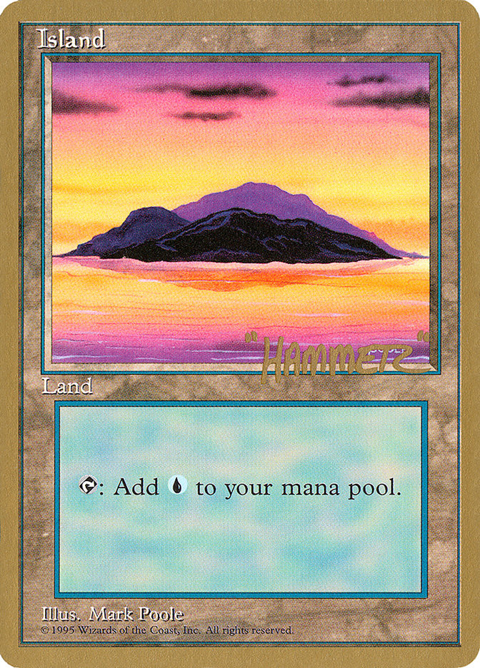 Island (shr368) (Shawn "Hammer" Regnier) [Pro Tour Collector Set] | Gaming Infinity