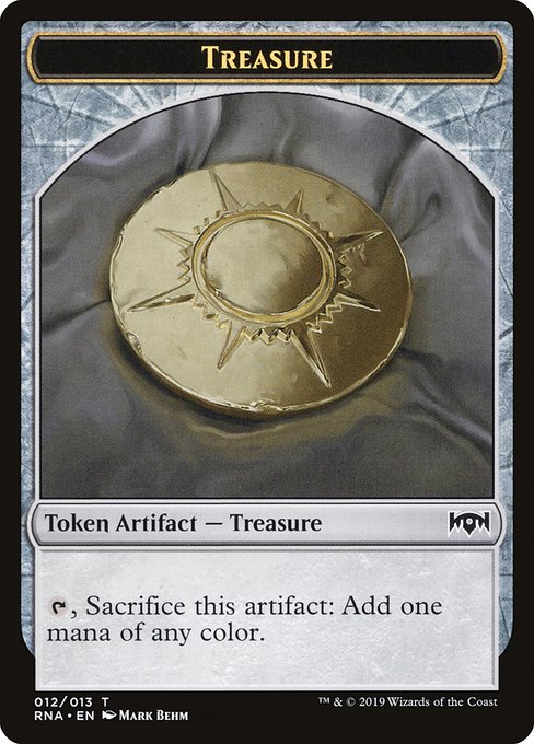 Treasure Token [Ravnica Allegiance Tokens] | Gaming Infinity