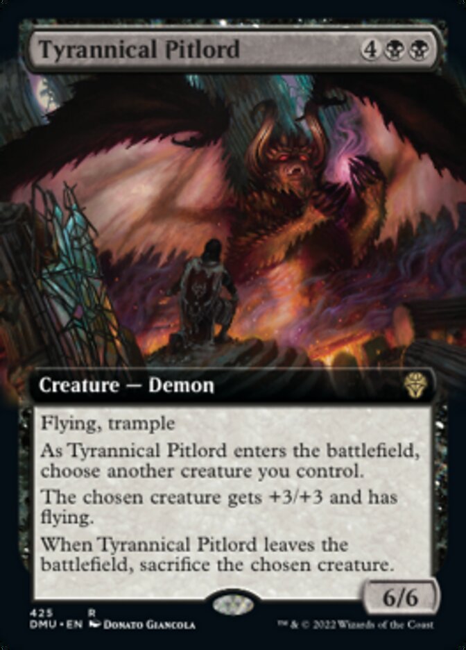Tyrannical Pitlord (Extended Art) [Dominaria United] | Gaming Infinity