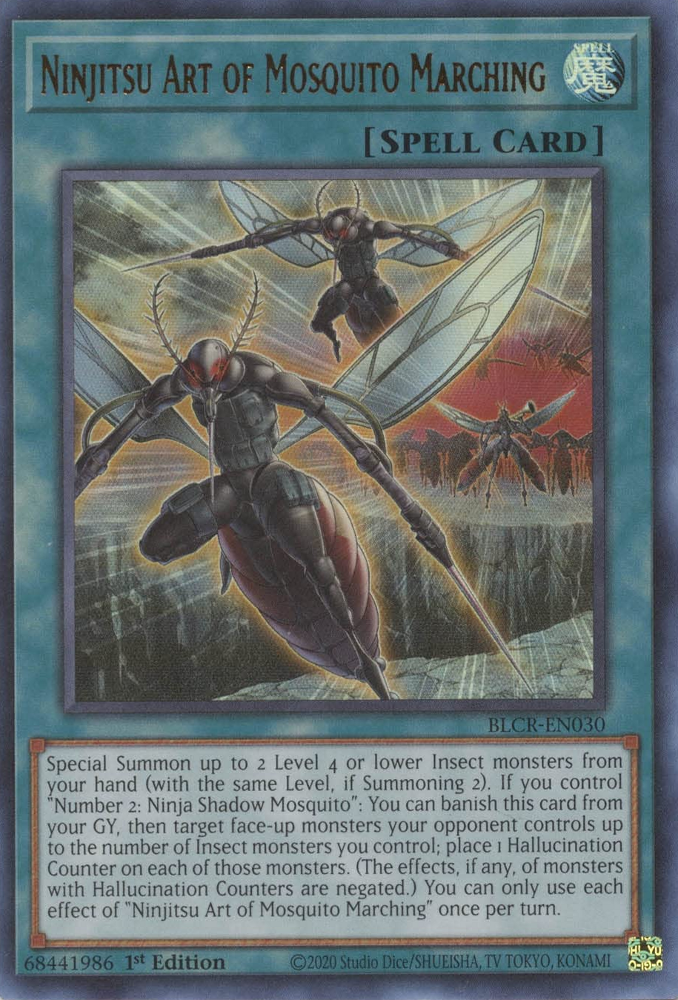 Ninjitsu Art of Mosquito Marching [BLCR-EN030] Ultra Rare | Gaming Infinity