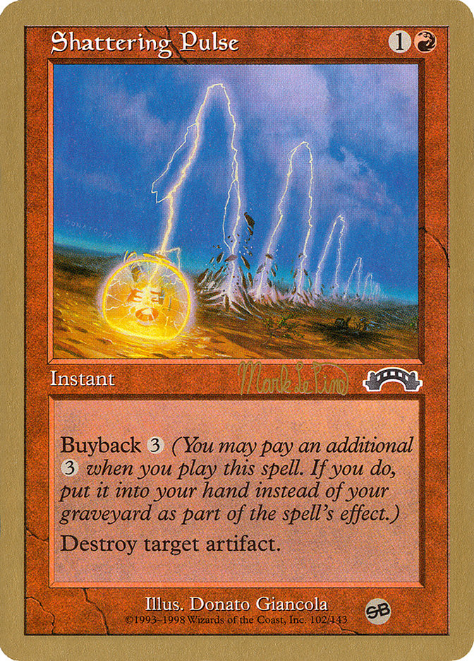 Shattering Pulse (Mark Le Pine) (SB) [World Championship Decks 1999] | Gaming Infinity