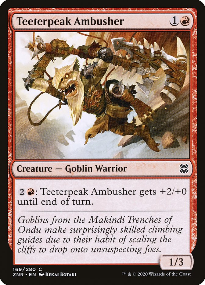 Teeterpeak Ambusher [Zendikar Rising] | Gaming Infinity