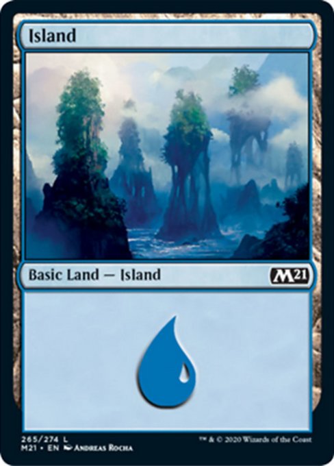 Island (265) [Core Set 2021] | Gaming Infinity