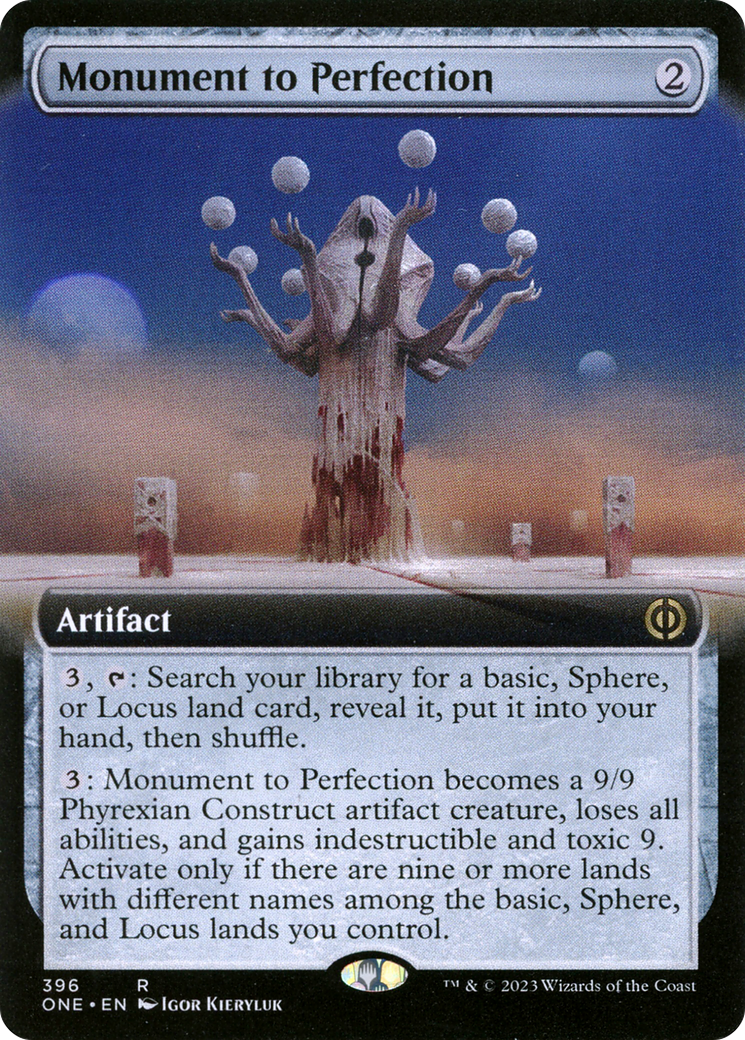 Monument to Perfection (Extended Art) [Phyrexia: All Will Be One] | Gaming Infinity