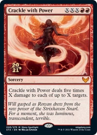 Crackle with Power [Strixhaven: School of Mages Prerelease Promos] | Gaming Infinity