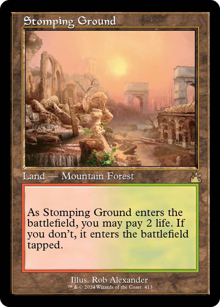 Stomping Ground (Retro) [Ravnica Remastered] | Gaming Infinity