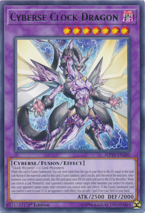 Cyberse Clock Dragon [MP19-EN180] Rare | Gaming Infinity