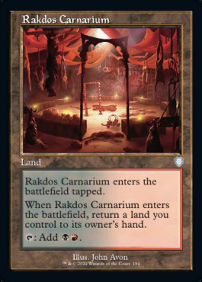 Rakdos Carnarium (Retro) [The Brothers' War Commander] | Gaming Infinity