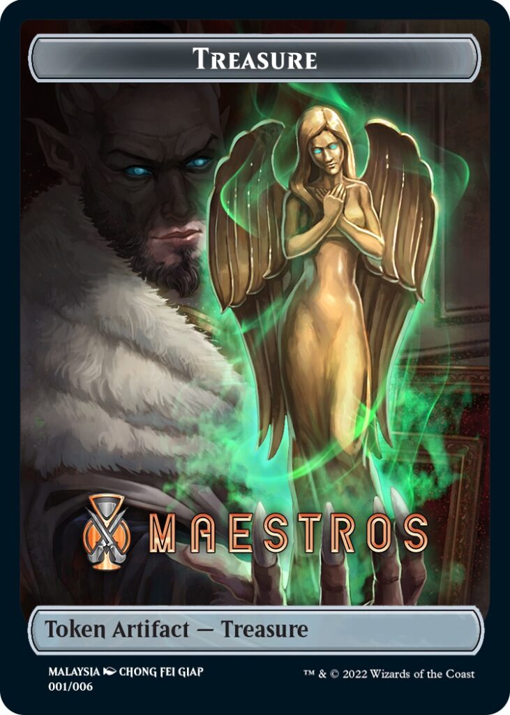 Treasure Token (Maestros) (Southeast Asia Artists) [Streets of New Capenna Tokens] | Gaming Infinity