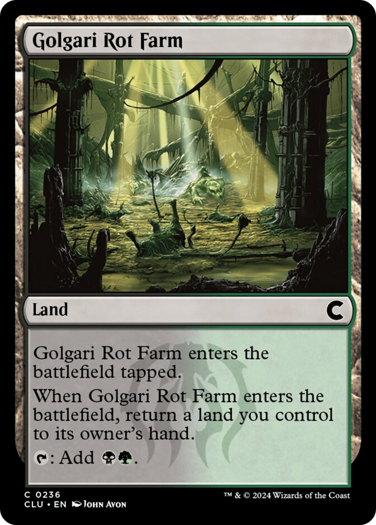 Golgari Rot Farm [Ravnica: Clue Edition] | Gaming Infinity