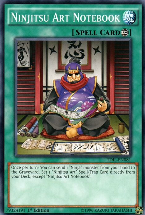 Ninjitsu Art Notebook [TDIL-EN081] Common | Gaming Infinity