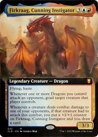 Firkraag, Cunning Instigator (Extended Art) [Commander Legends: Battle for Baldur's Gate] | Gaming Infinity