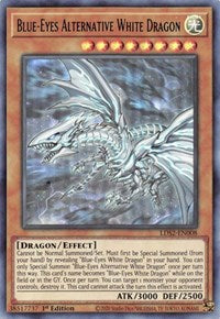 Blue-Eyes Alternative White Dragon (Green) [LDS2-EN008] Ultra Rare | Gaming Infinity