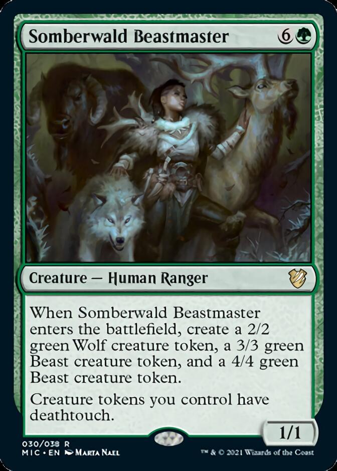 Somberwald Beastmaster [Innistrad: Midnight Hunt Commander] | Gaming Infinity