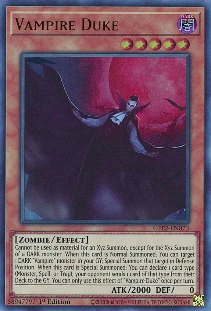 Vampire Duke [GFP2-EN073] Ultra Rare | Gaming Infinity