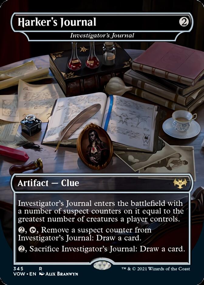 Investigator's Journal - Harker's Journal [Innistrad: Crimson Vow] | Gaming Infinity