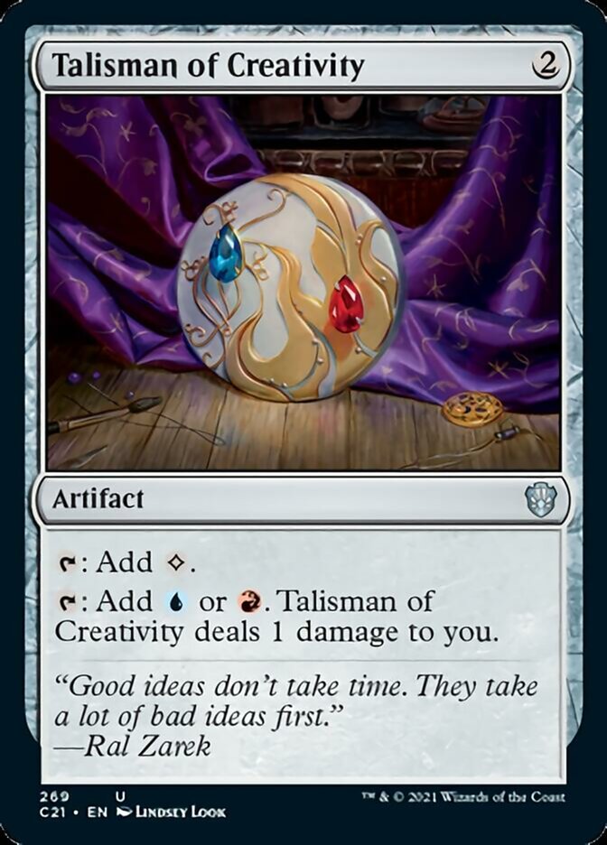 Talisman of Creativity [Commander 2021] | Gaming Infinity