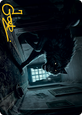 Primal Adversary Art Card (Gold-Stamped Signature) [Innistrad: Midnight Hunt Art Series] | Gaming Infinity