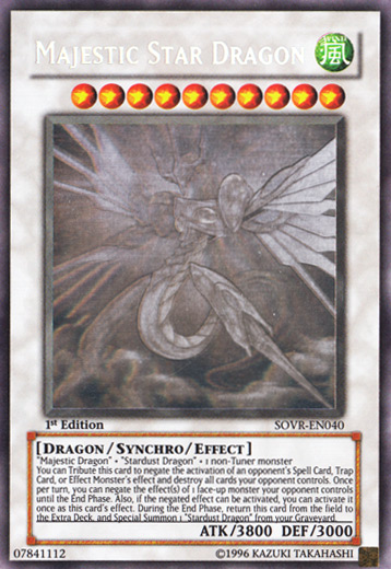 Majestic Star Dragon [SOVR-EN040] Ghost Rare | Gaming Infinity