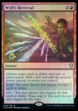 Wyll's Reversal [Commander Legends: Battle for Baldur's Gate Prerelease Promos] | Gaming Infinity