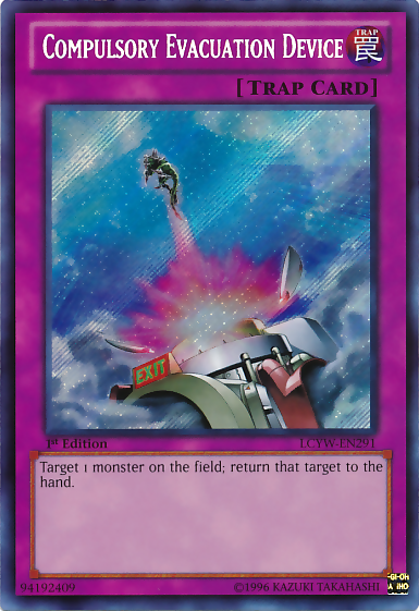 Compulsory Evacuation Device [LCYW-EN291] Secret Rare | Gaming Infinity