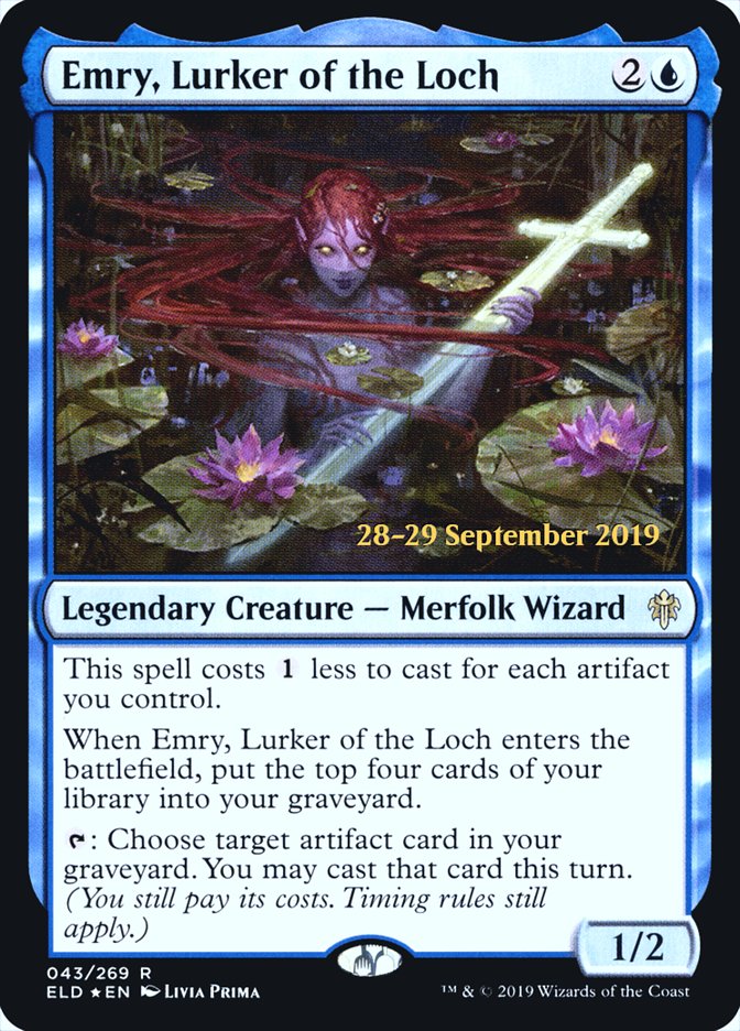 Emry, Lurker of the Loch  [Throne of Eldraine Prerelease Promos] | Gaming Infinity