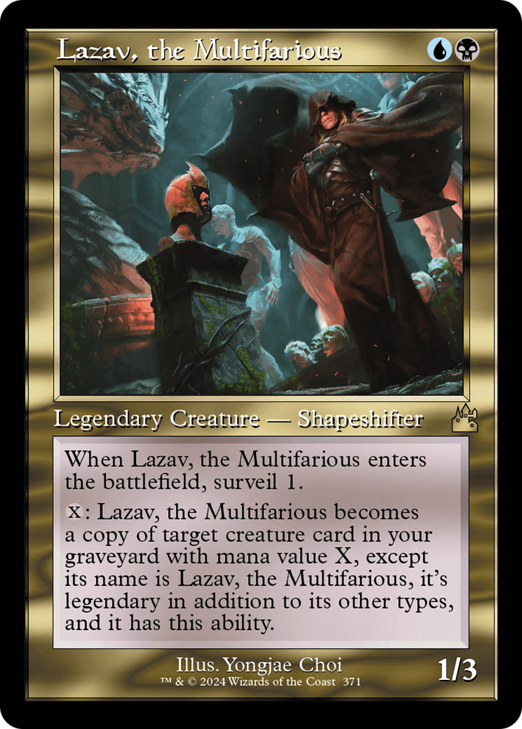 Lazav, the Multifarious (Retro Frame) [Ravnica Remastered] | Gaming Infinity