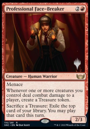 Professional Face-Breaker (Promo Pack) [Streets of New Capenna Promos] | Gaming Infinity