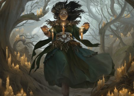 Candlegrove Witch 1 Art Card [Innistrad: Midnight Hunt Art Series] | Gaming Infinity