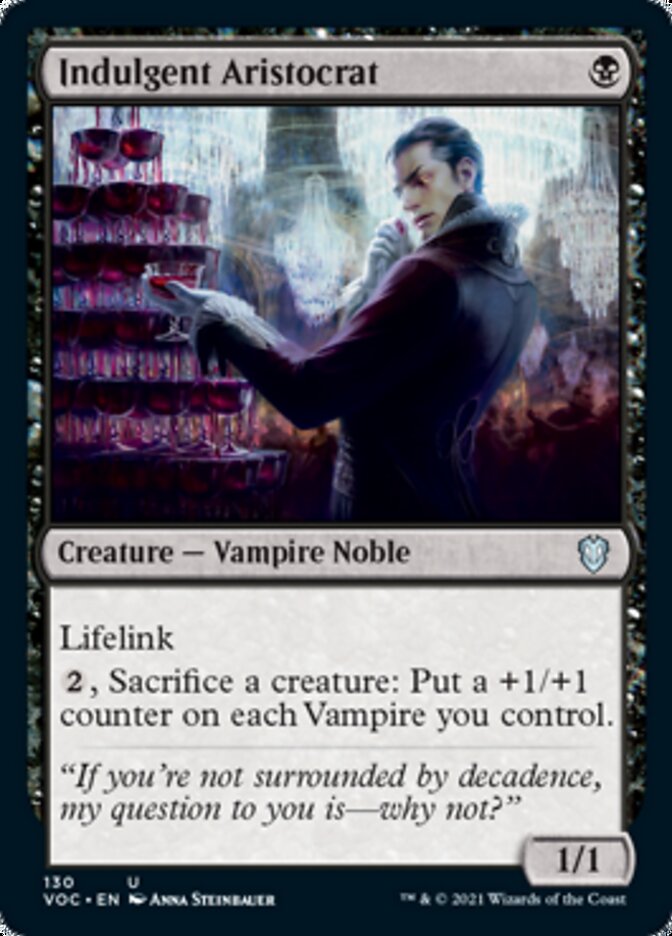 Indulgent Aristocrat [Innistrad: Crimson Vow Commander] | Gaming Infinity